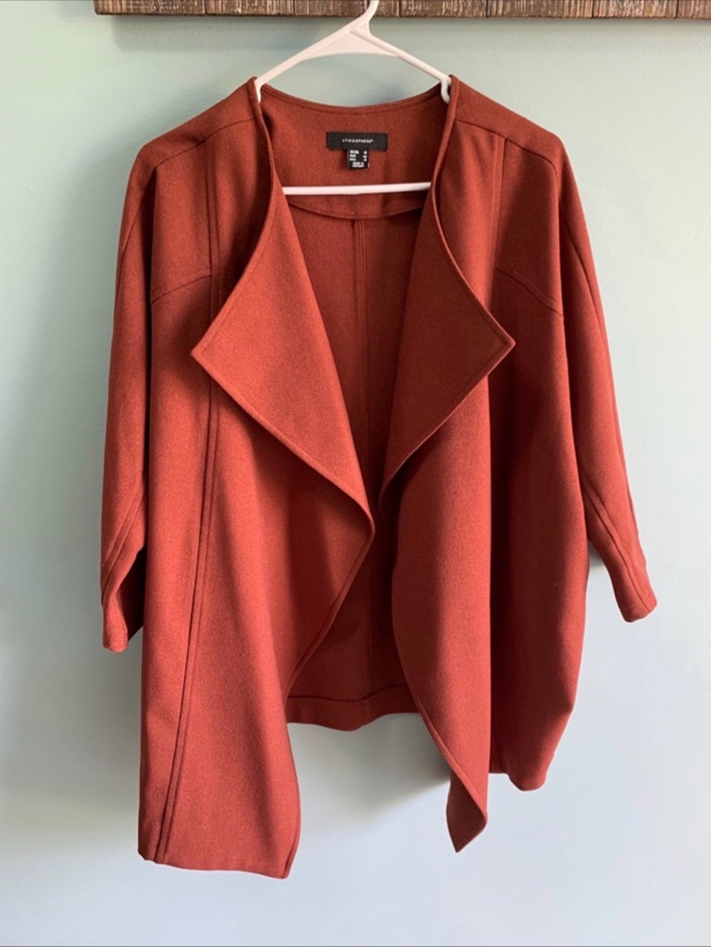 ATMOSPHERE Womans Cardigan size 10 burnet orange/burgundy